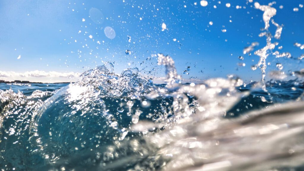 view water splash mediterranean sea